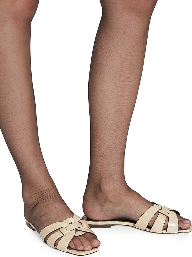 Women's Tribute Mules in Eel - Ivory - Size 5.5 - Image 4