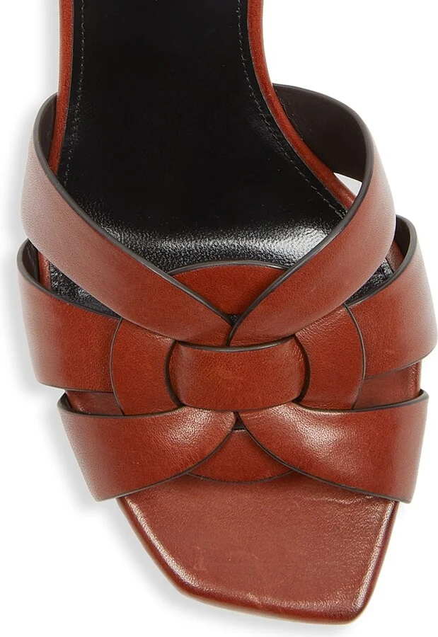Women's Tribute Mules In Smooth Leather - New Papaya - Size 4 - Image 2