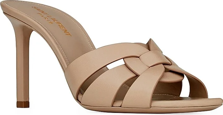 Women's Tribute Mules In Smooth Leather - New Papaya - Size 4 - Image 8