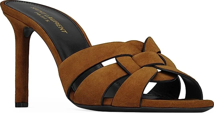 Women's Tribute Mules In Suede - Brown - Size 5.5 - Image 3