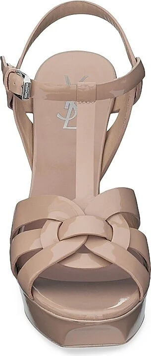 Women's Tribute Platform Sandals in Patent Leather - Beige - Size 6 - Image 2