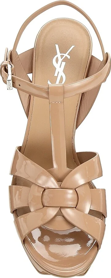 Women's Tribute Platform Sandals in Patent Leather - Beige - Size 6 - Image 5