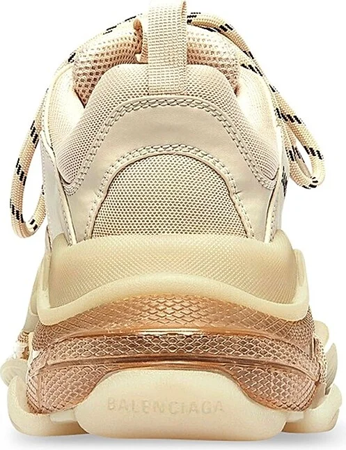 Women's Triple S Clear Sole Sneakers - Beige - Size 4 - Image 6