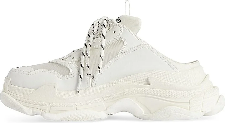 Women's Triple S Mules - White - Size 6 - Image 5