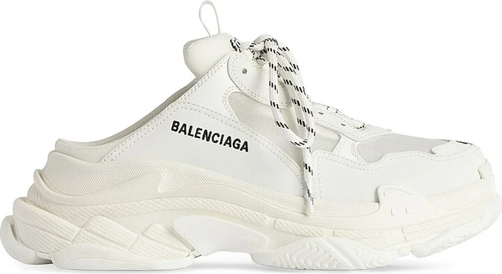 Women's Triple S Mules - White - Size 6
