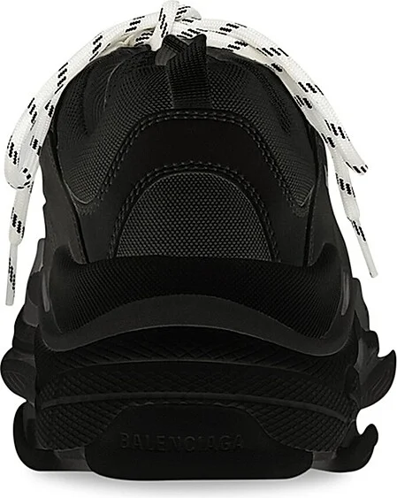 Women's Triple S Sneakers - Black - Size 4 - Image 3
