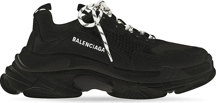 Women's Triple S Sneakers - Black - Size 4