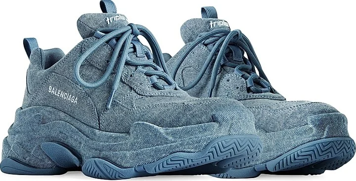 Women's Triple S Sneakers Denim - Blue - Size 5 - Image 2