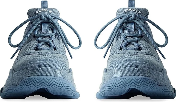 Women's Triple S Sneakers Denim - Blue - Size 5 - Image 3
