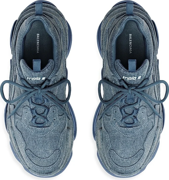 Women's Triple S Sneakers Denim - Blue - Size 5 - Image 5