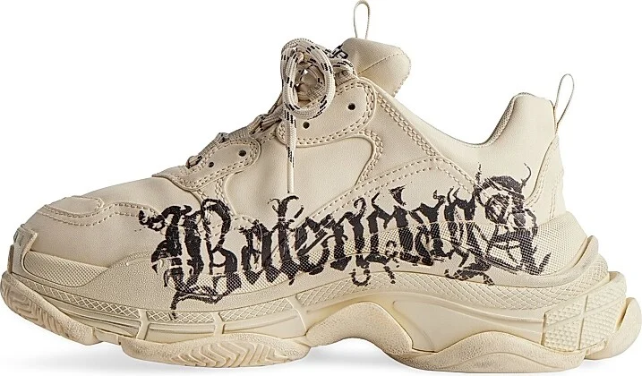 Women's Triple S Sneakers in DIY Metal - Off White - Size 6 - Image 6