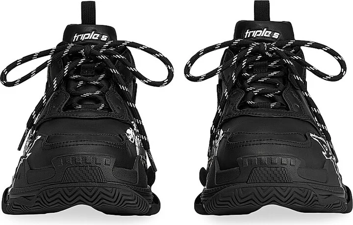 Women's Triple S Sneakers in DIY Metal - Off White - Size 6 - Image 9