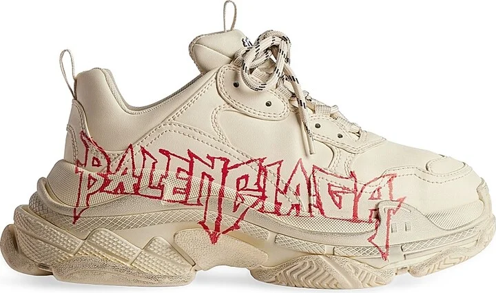 Women's Triple S Sneakers in DIY Metal - Off White - Size 6