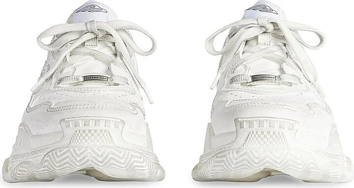 Women's Triple S Sporty Sneakers - White - Size 7 - Image 4