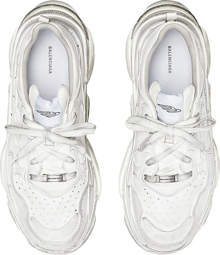 Women's Triple S Sporty Sneakers - White - Size 7 - Image 5