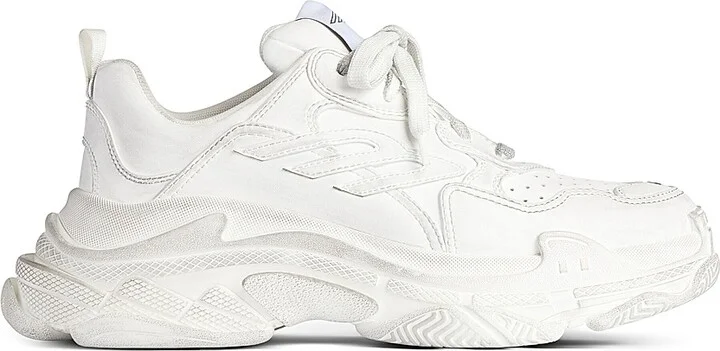 Women's Triple S Sporty Sneakers - White - Size 7