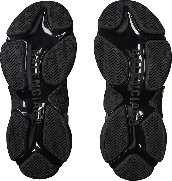 Women's Triple S Tape Type Sneakers - Black - Size 4 - Image 7