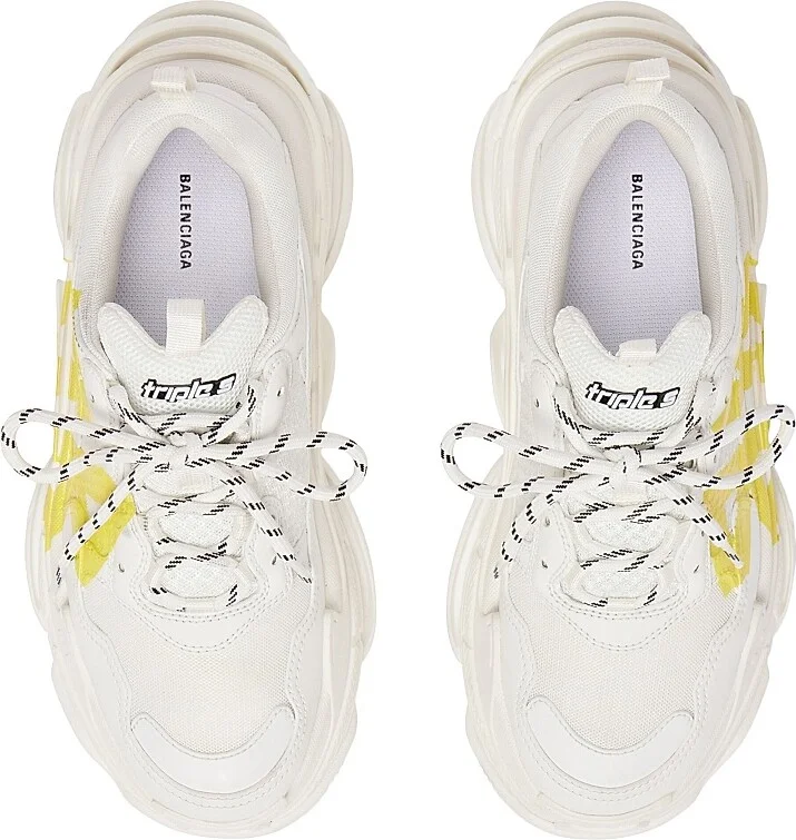 Women's Triple S Tape Type Sneakers - Black - Size 4 - Image 11