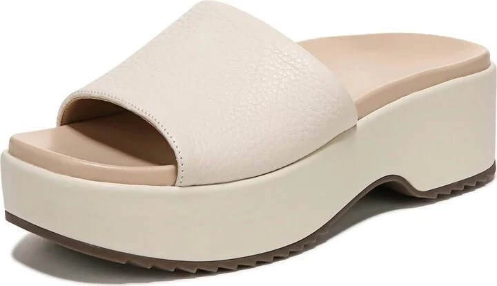 Women's Trista Slide Platform Sandal In Cream