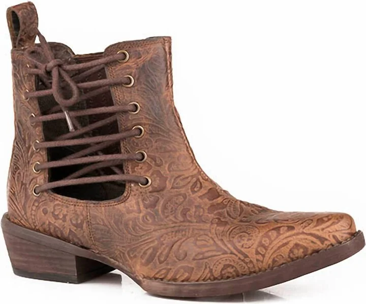 Women's Trooper Bootie In Brown