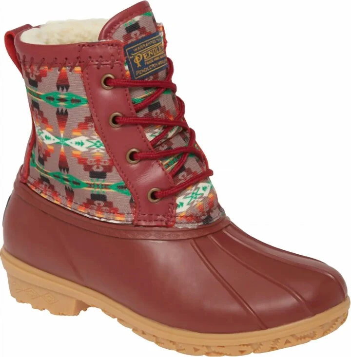 Women's Tucson Duck Boot In Scarlet