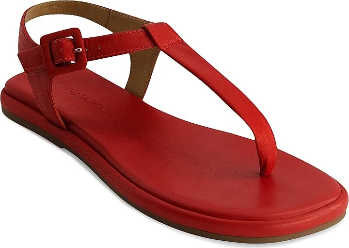 Women's Tucson Leather T-Strap Sandals - White - Size 6 - Image 6