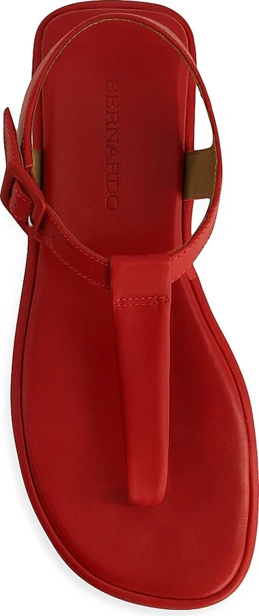 Women's Tucson Leather T-Strap Sandals - White - Size 6 - Image 7