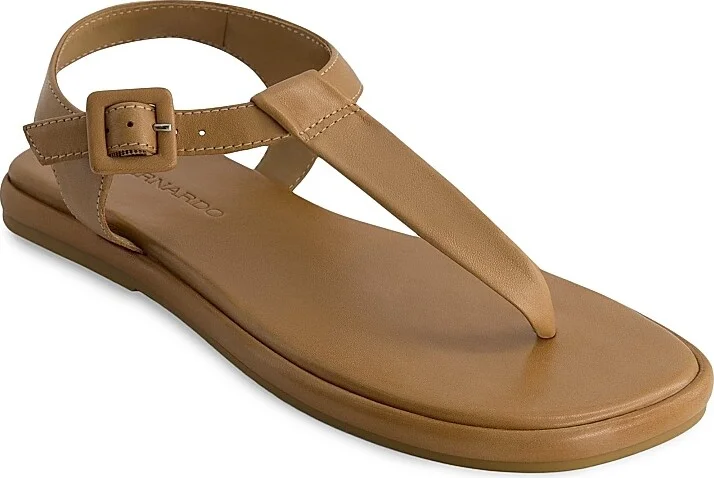Women's Tucson Leather T-Strap Sandals - White - Size 6 - Image 11