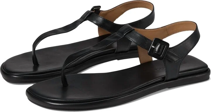 Women's Tucson Sandal In Black Glove Leather