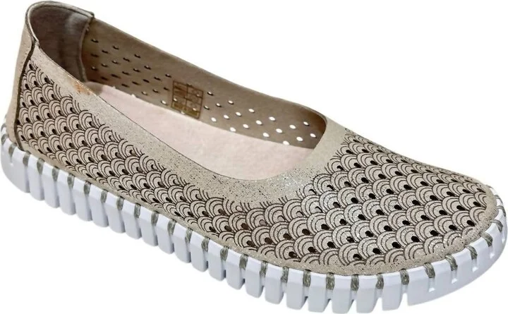 Women's Tulip Ballet Sneakers In Silver
