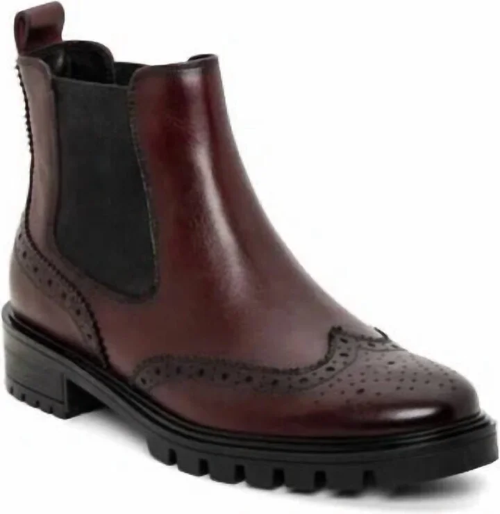 Women's Tulip Chelsea Boots In Amarone