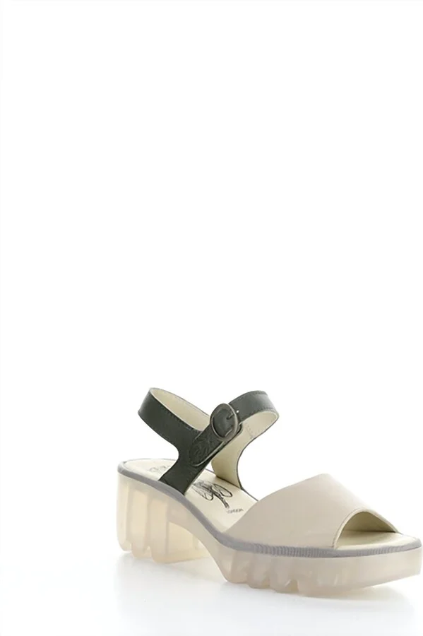 Women's Tull Heeled Sandals In Taupe/khaki
