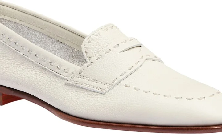 Women's tumbled leather penny loafer - Image 5