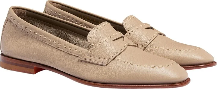 Women's tumbled leather penny loafer - Image 8