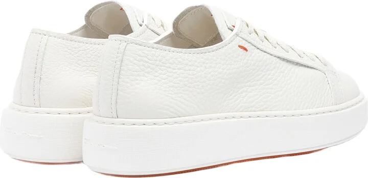 Women's tumbled leather sneaker - Image 3
