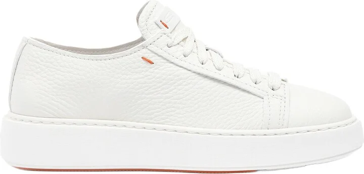 Women's tumbled leather sneaker