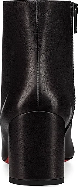 Women's Turela 55MM Leather Booties - Black - Size 4 - Image 4