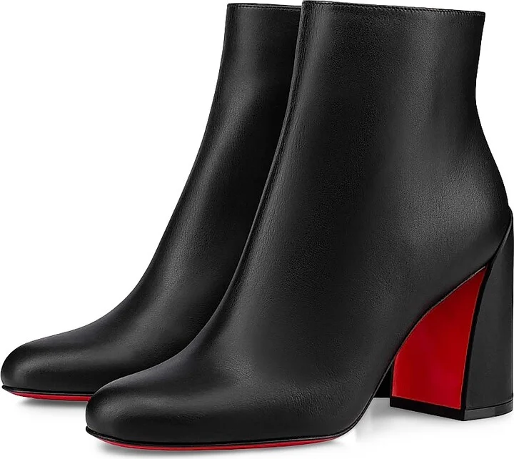 Women's Turela 85MM Leather Boots - Black - Size 4 - Image 2