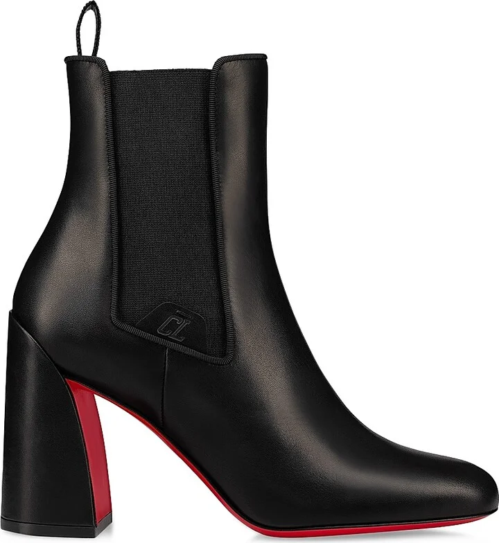 Women's Turelastic 85MM Leather Boots - Black - Size 5