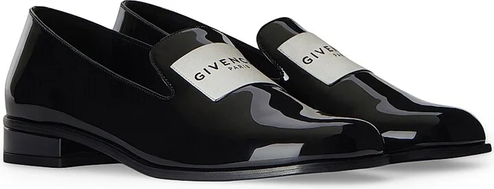 Women's Tux Loafers in Patent Leather - Black - Size 6 - Image 2