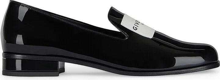 Women's Tux Loafers in Patent Leather - Black - Size 6