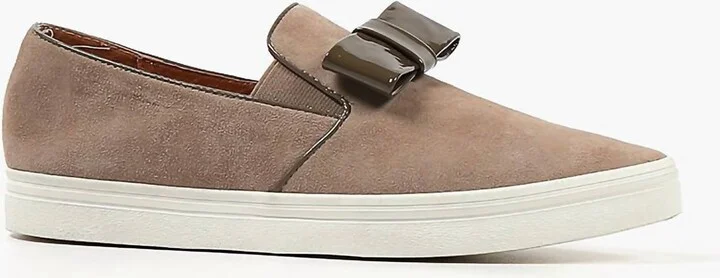 Women's Tux Sneaker In Taupe