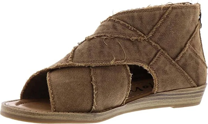 Women's Twill Sandal In Earth Dye Wash Twill