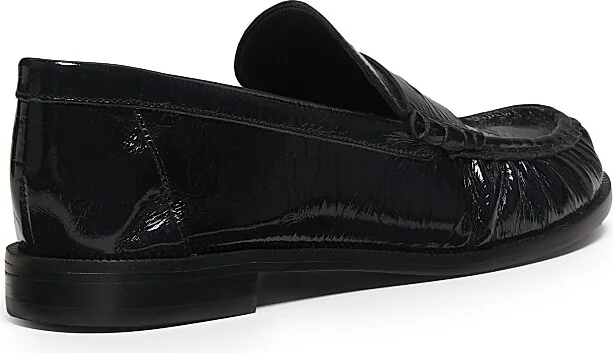 Women's Tyche Patent Leather Penny Loafers - Black - Size 6.5 - Image 3