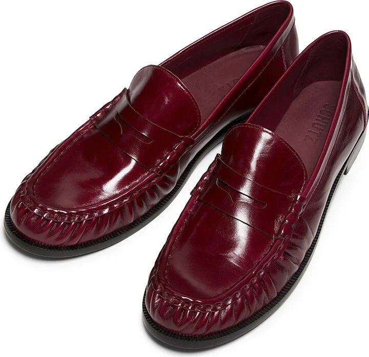 Women's Tyche Patent Leather Penny Loafers - Black - Size 6.5 - Image 9