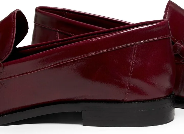 Women's Tyche Patent Leather Penny Loafers - Black - Size 6.5 - Image 11