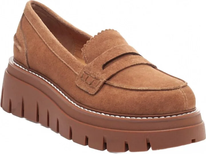 Women's Tyler Loafers In Tan Suede