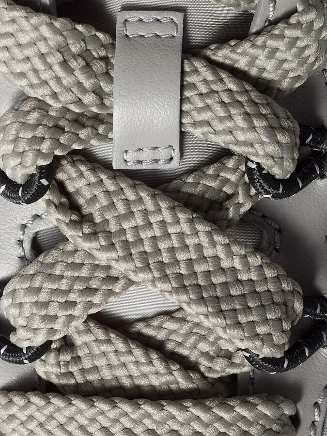 Women's Tyre Technical Fabric and Suede Sneakers - Off White - Size 9 - Image 11