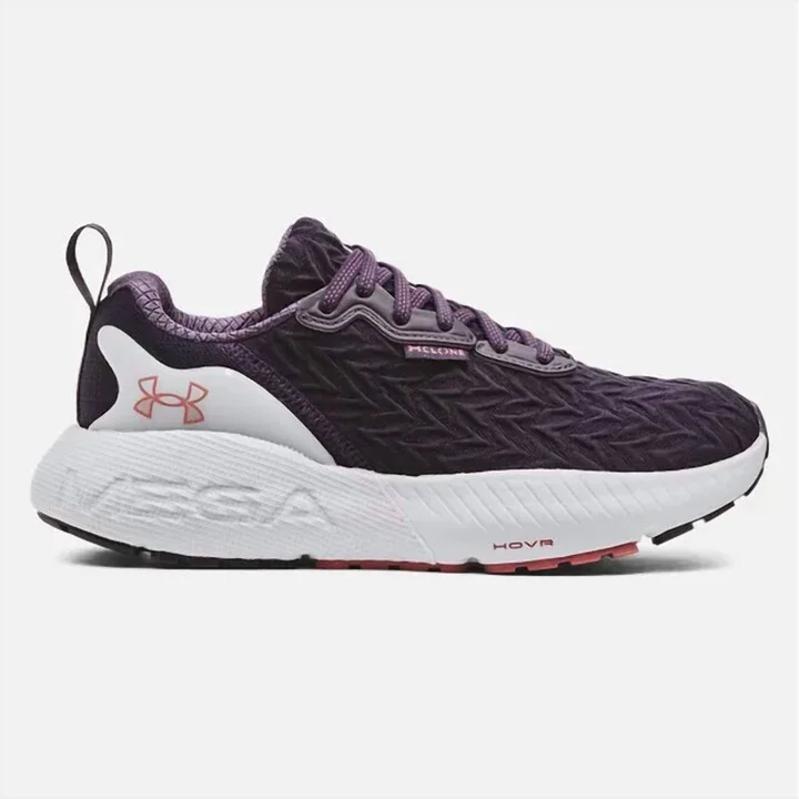 Women's Ua Hovr Mega 3 Clone Running Shoe In Tux Purple/white
