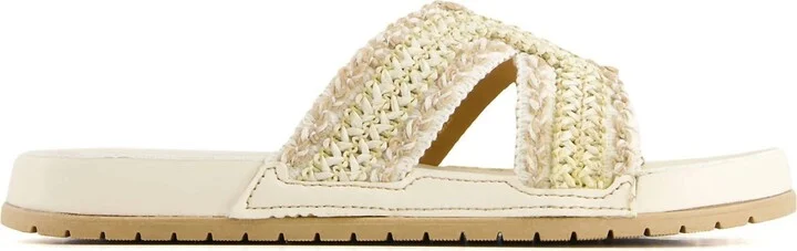 Women's Ultra Comfort Slides In Beige